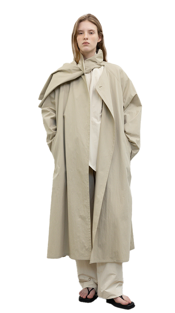 SCARF TRENCH COAT