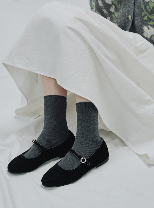 마크모크 베렛 페미닌 벨벳 메리제인 7만2천원대