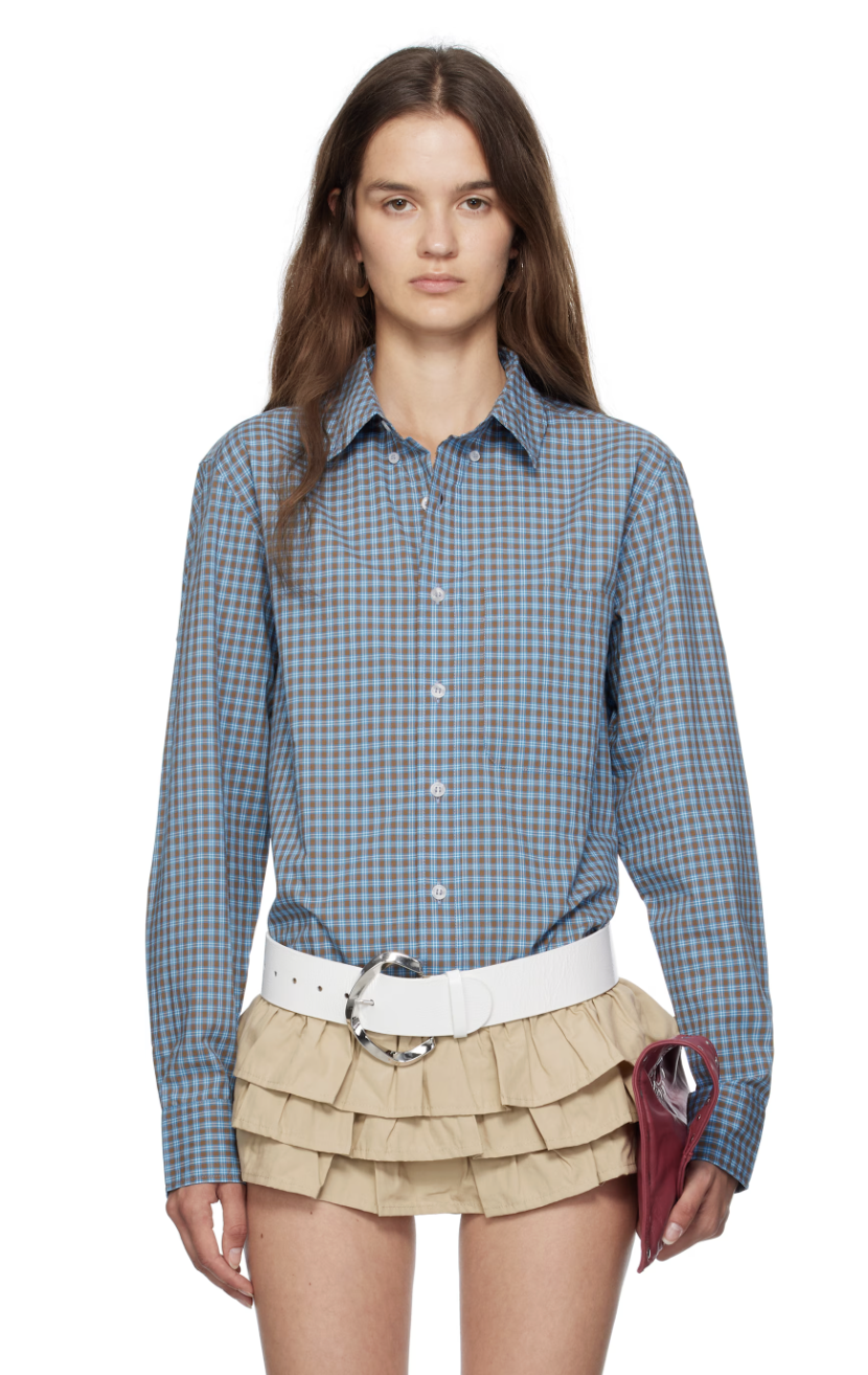 블루 & 브라운 제레미 셔츠