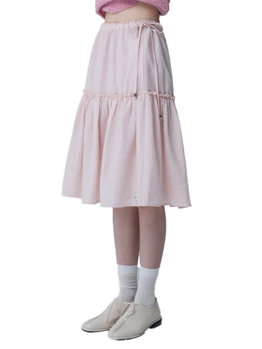 EVIAN PLEATS STRING SKIRT