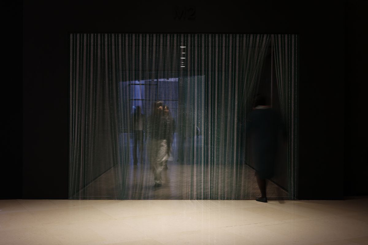 티노 세갈의 구성된 상황이 펼쳐지는 전시장 입구_포토 김상태_리움미술관 제공