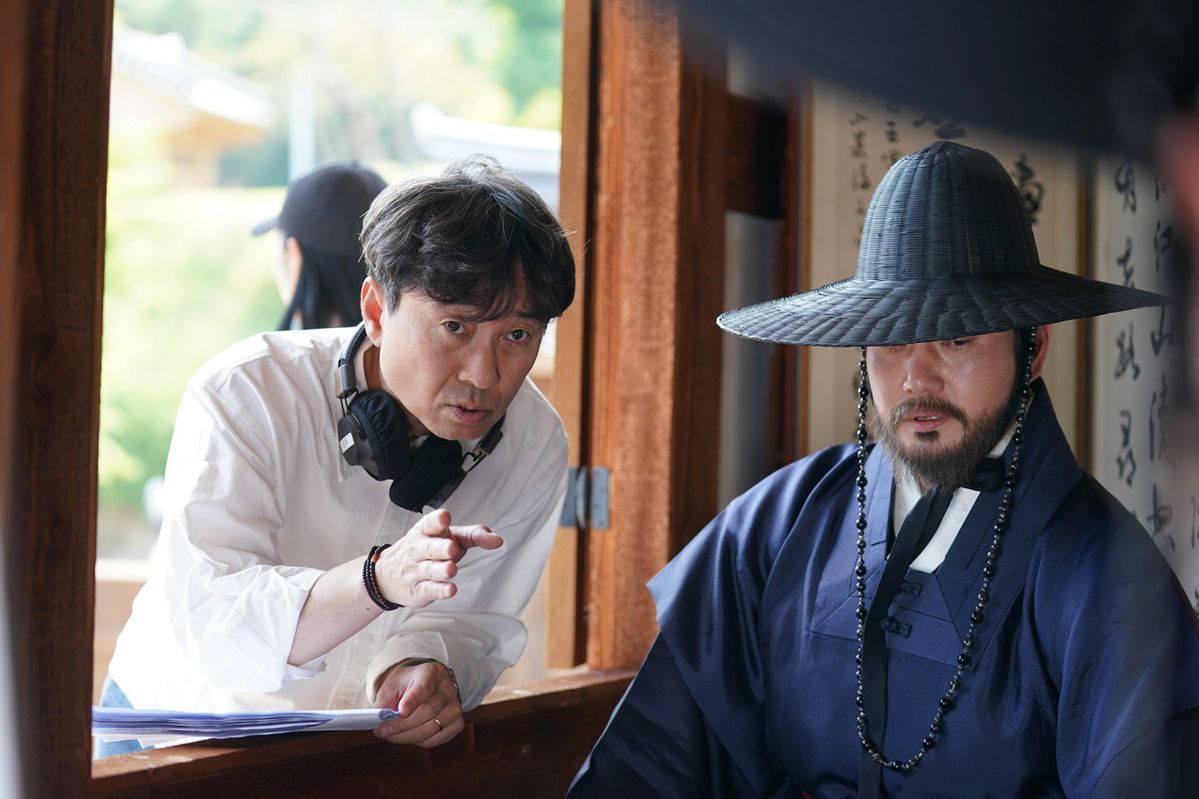 장항준 감독과 배우 유지태