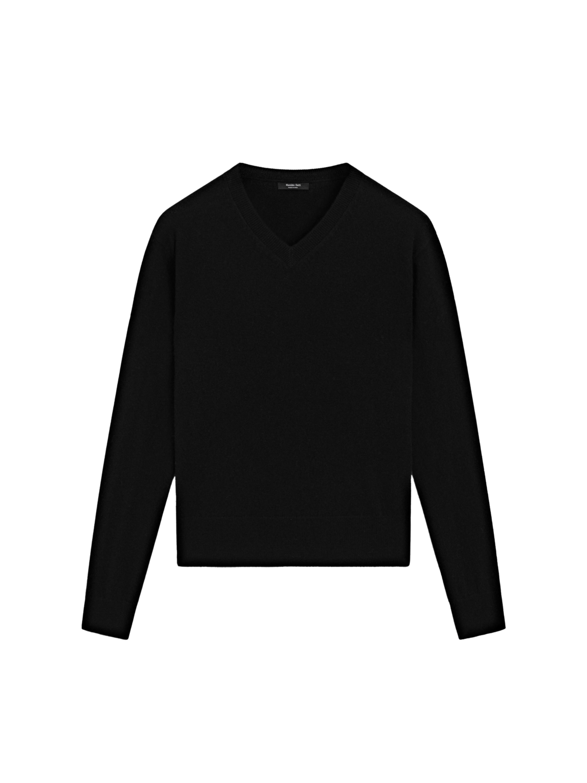 울 블렌드 V넥 니트 스웨터