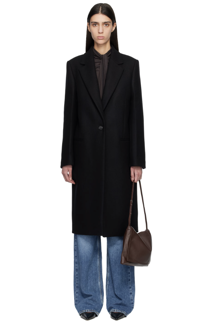 블랙 클래식 윈터 코트