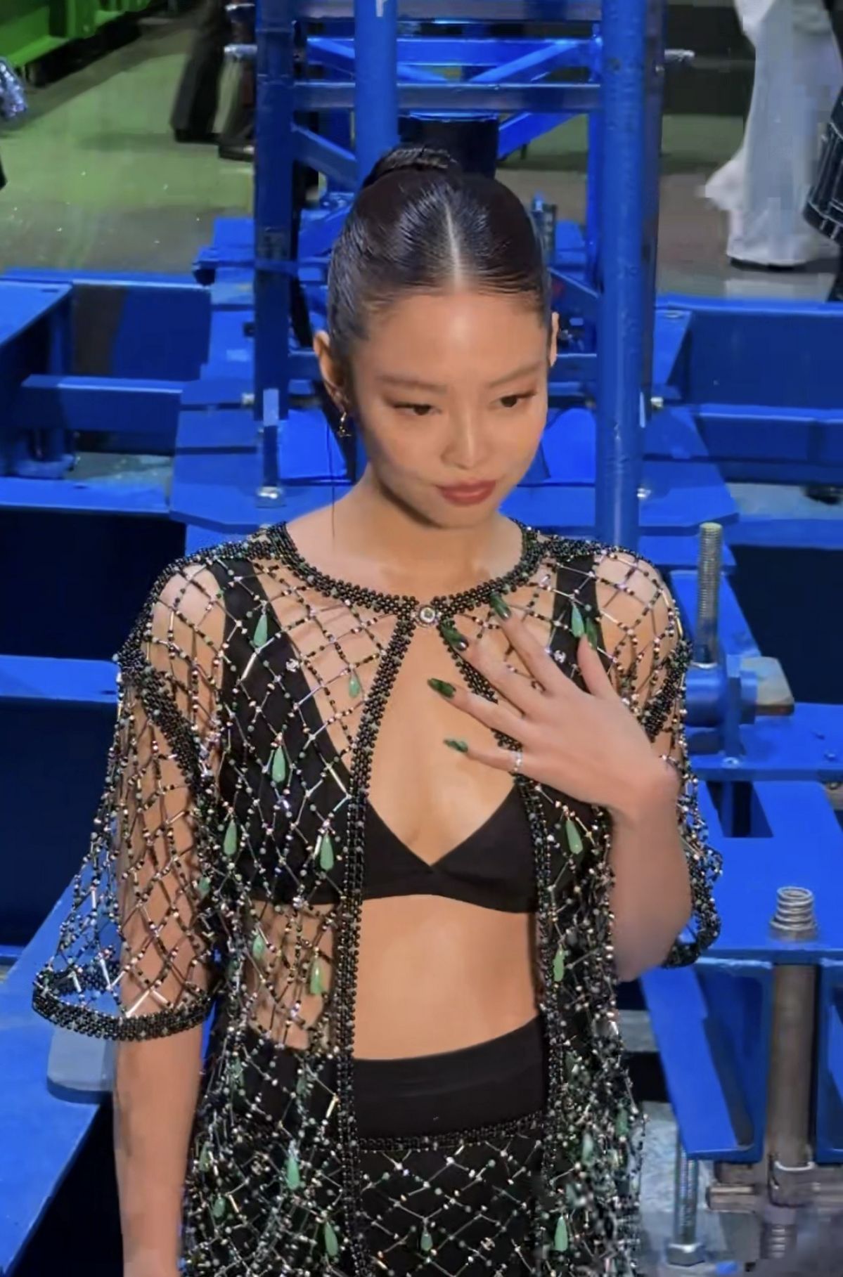 샤넬쇼에 참석한 블랙핑크 제니