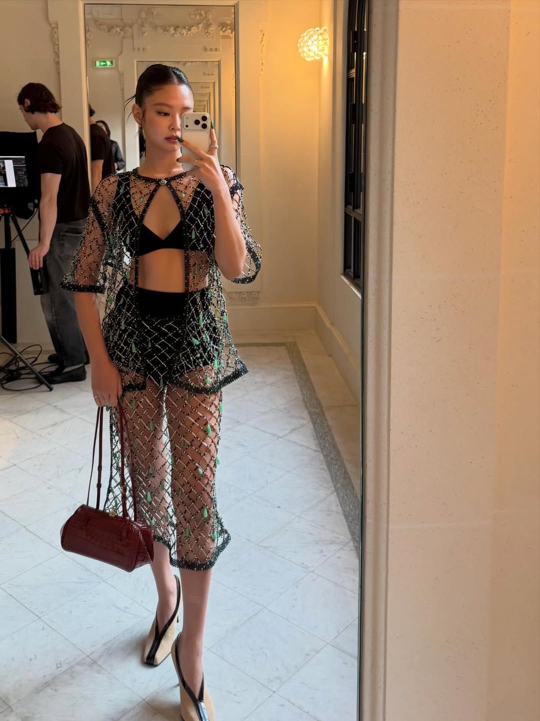 샤넬쇼에 참석한 블랙핑크 제니