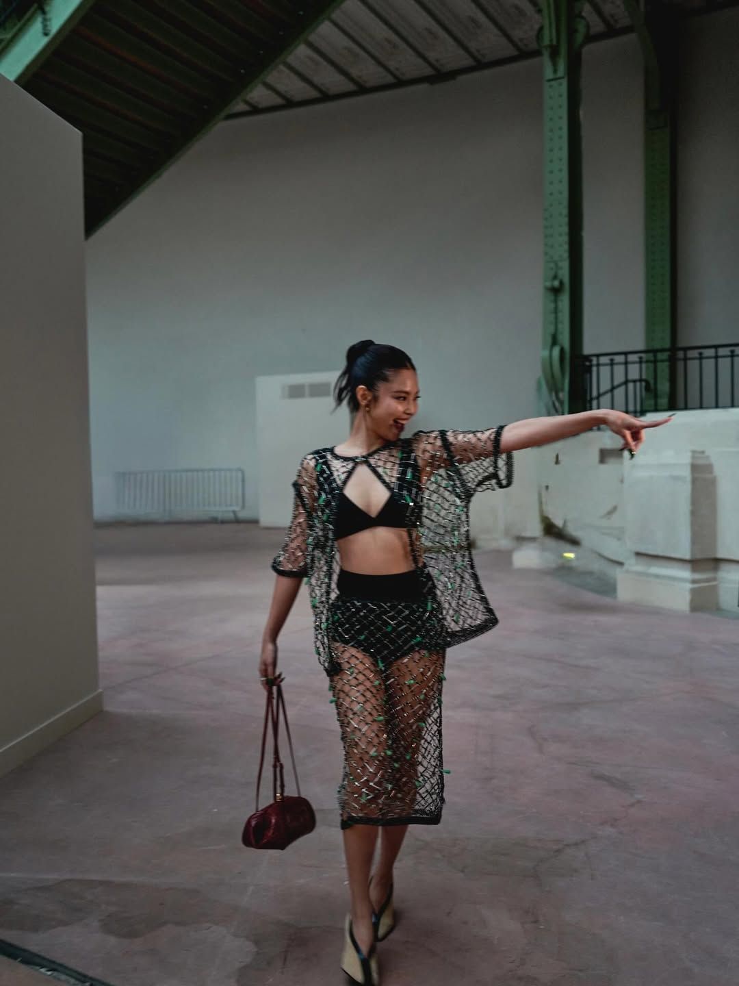 샤넬쇼에 참석한 블랙핑크 제니