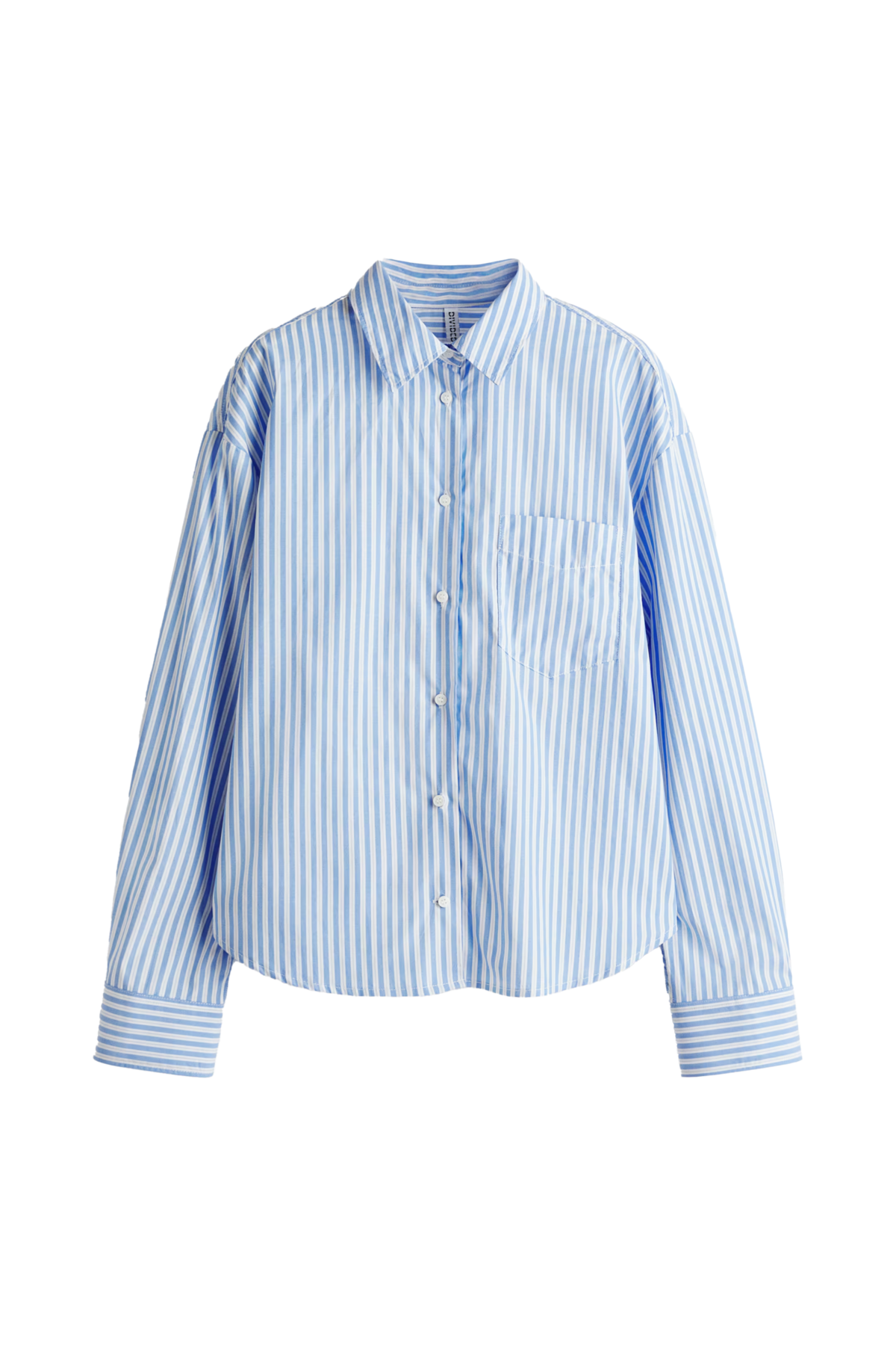 오버사이즈 포플린 셔츠