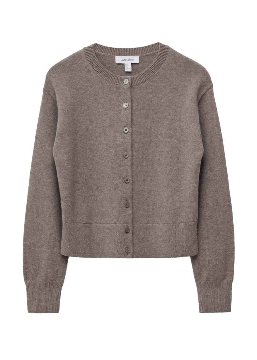 씬 니트 가디건