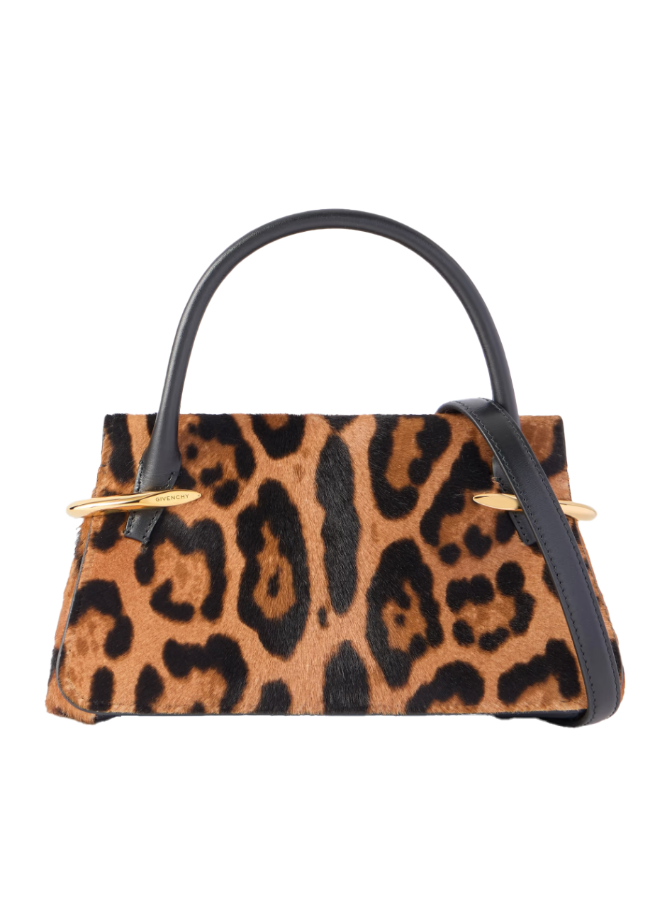 핀치 미니 레오파드 송치 숄더 백