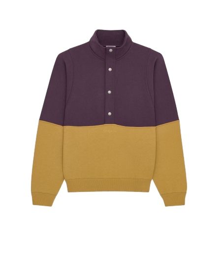 생 로랑 하프 스냅 스웨트셔츠