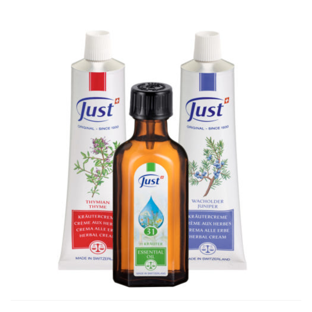 유스트 백노삼 세트(백리향 크림 100ml, 노간주 크림 100ml, 31허브오일 75ml) 15만원대