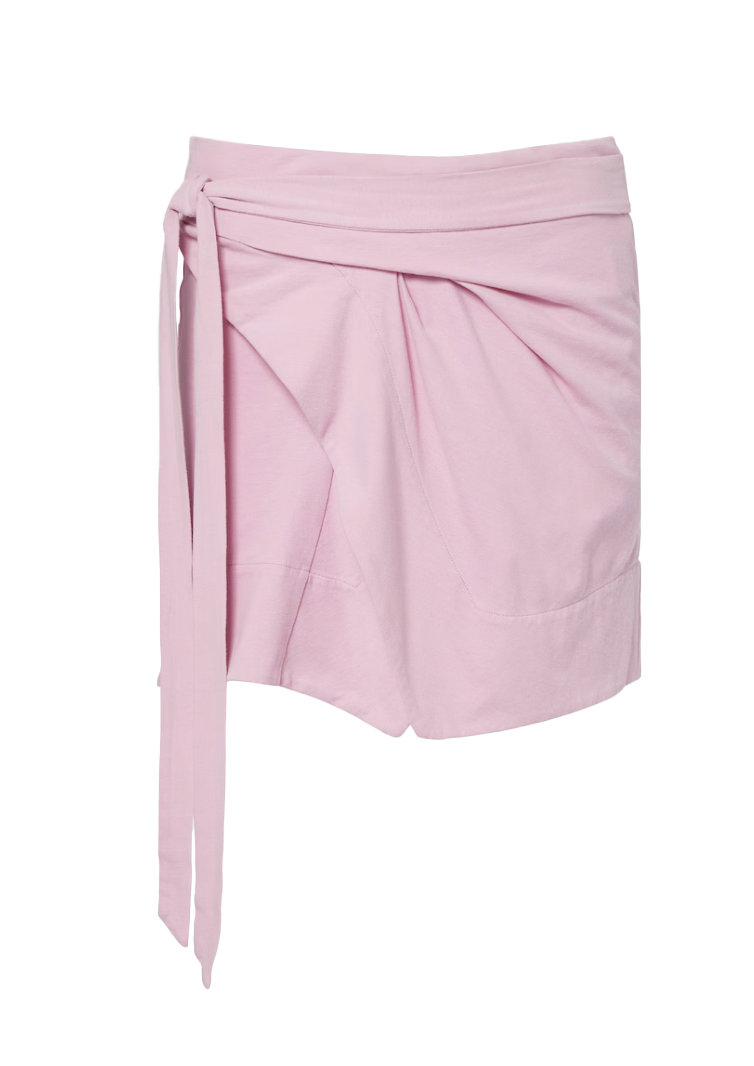 Berenice 드레이프 코튼 랩 스커트