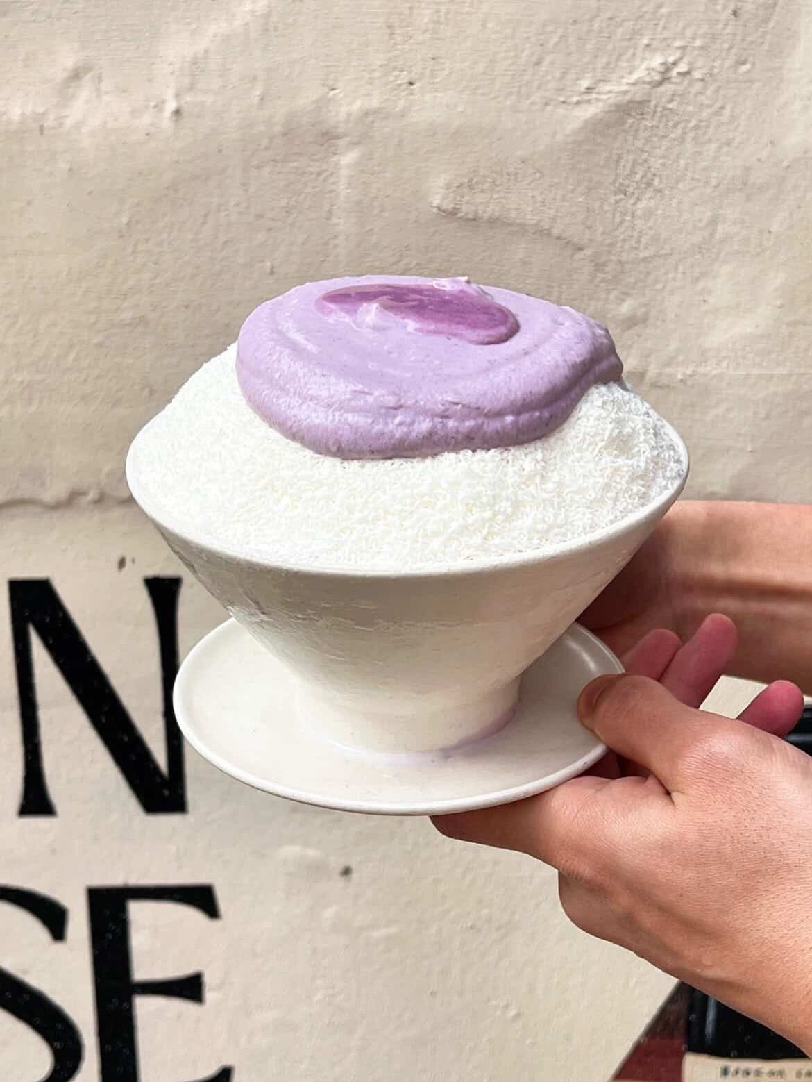 '기댈빙' 우베 빙수 / @gd__bing