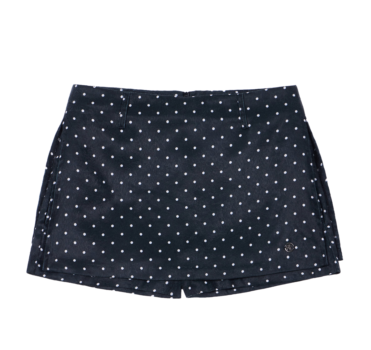 Dot Back Pocket Skirt Pants