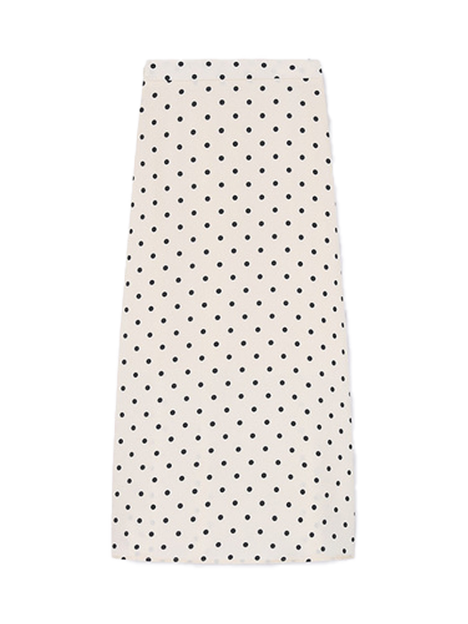 Polka Dot Banding Skirt