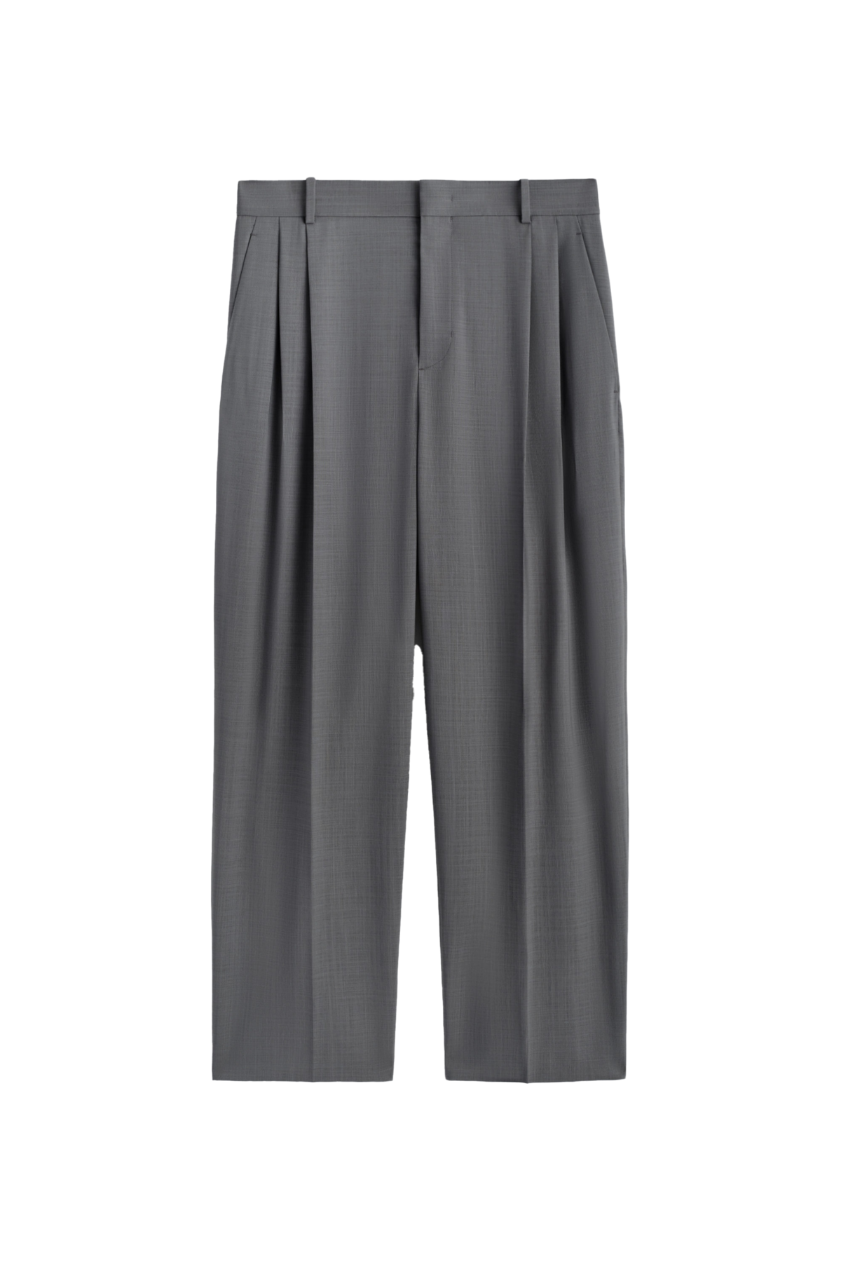 플루이드 울 릴랙스드 핏 와이드 레그 트라우저