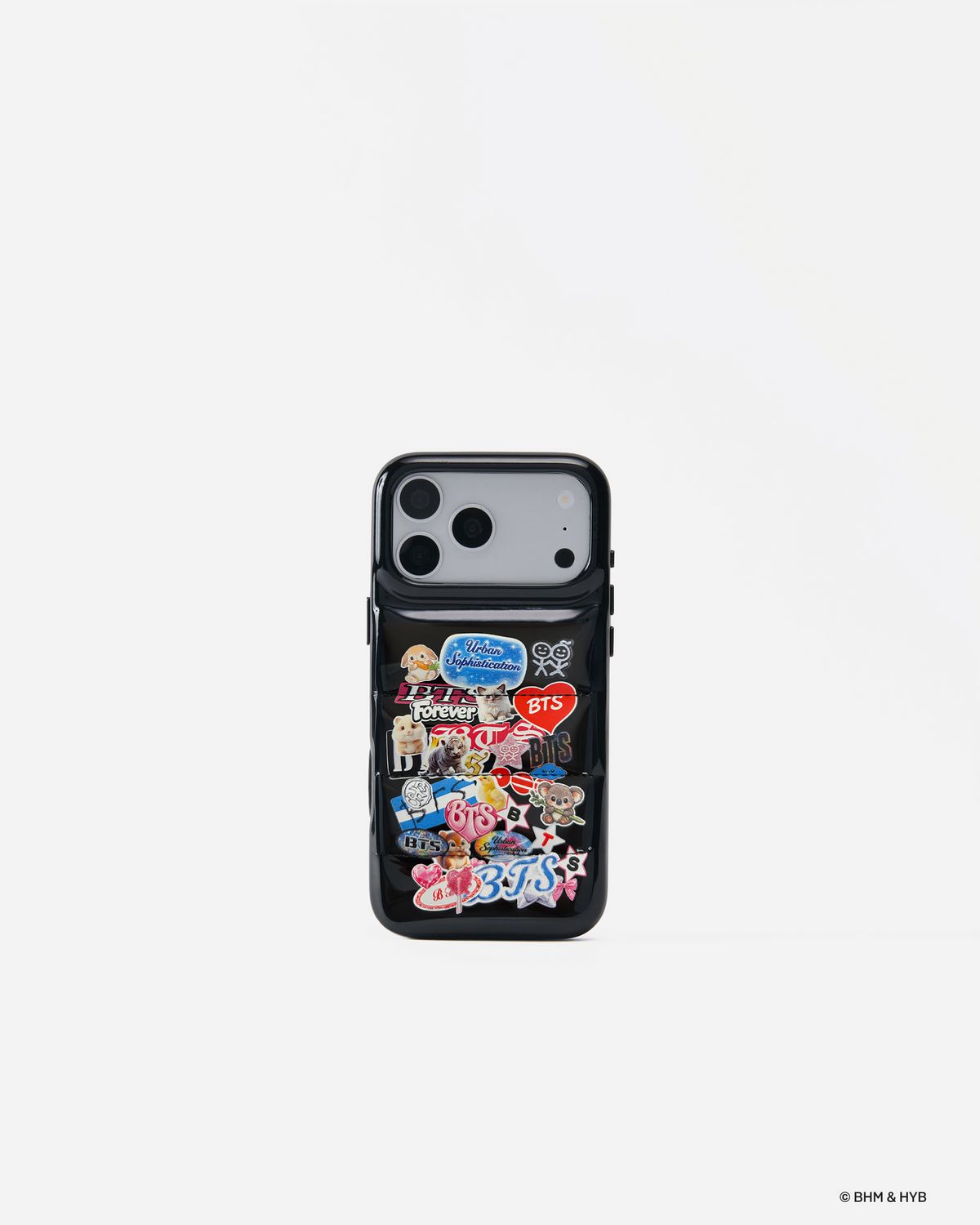 The Puffer Case® - BTS Stickers in Black 19만3천원(출처: 브랜드 제공)
