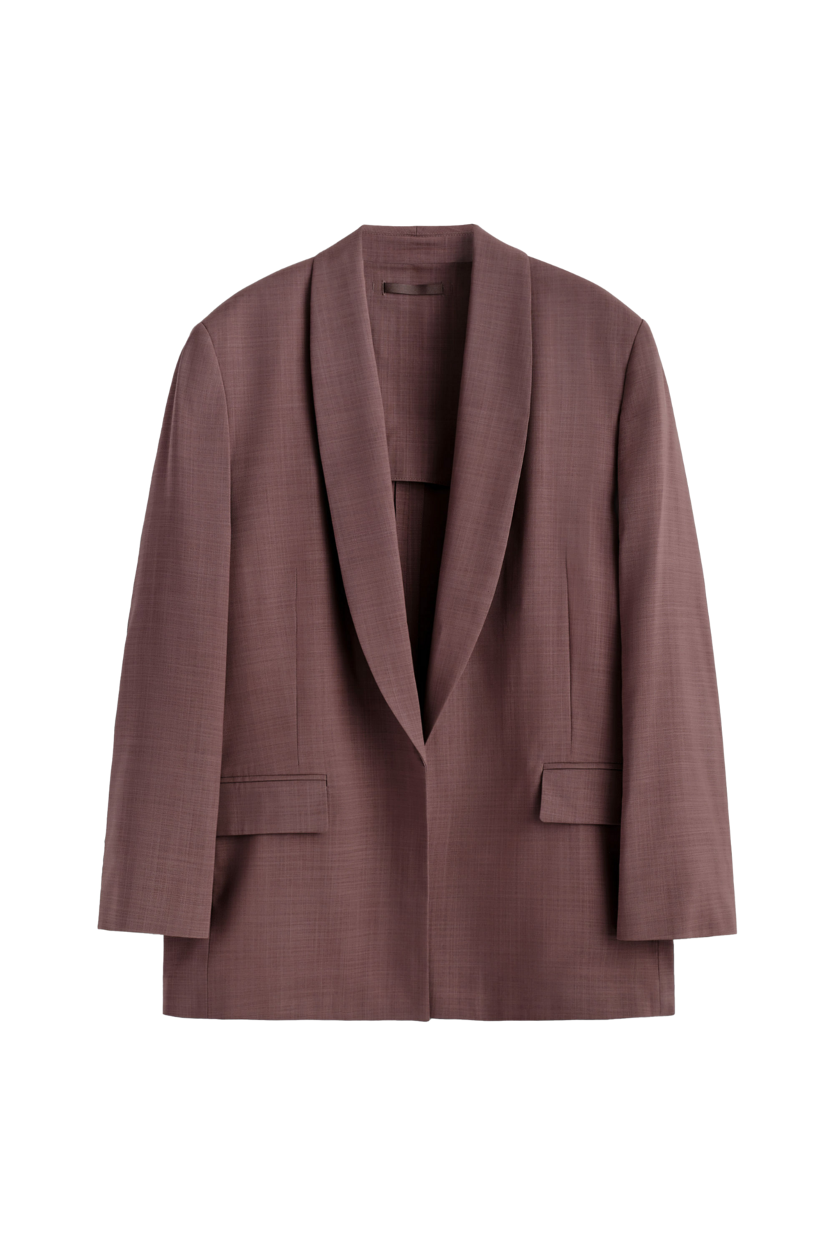 숄 칼라 울 블레이저