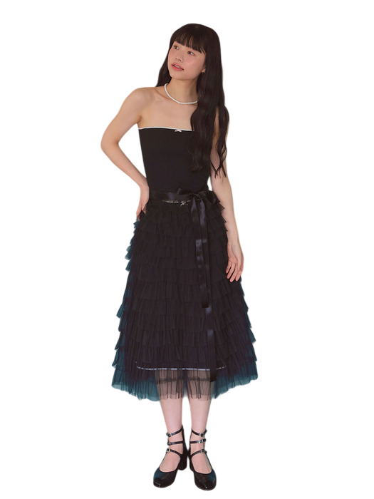 발레리나 스커트 블랙