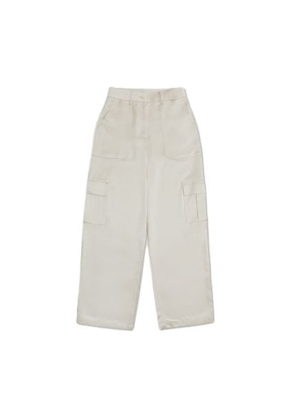 새틴 카고 팬츠