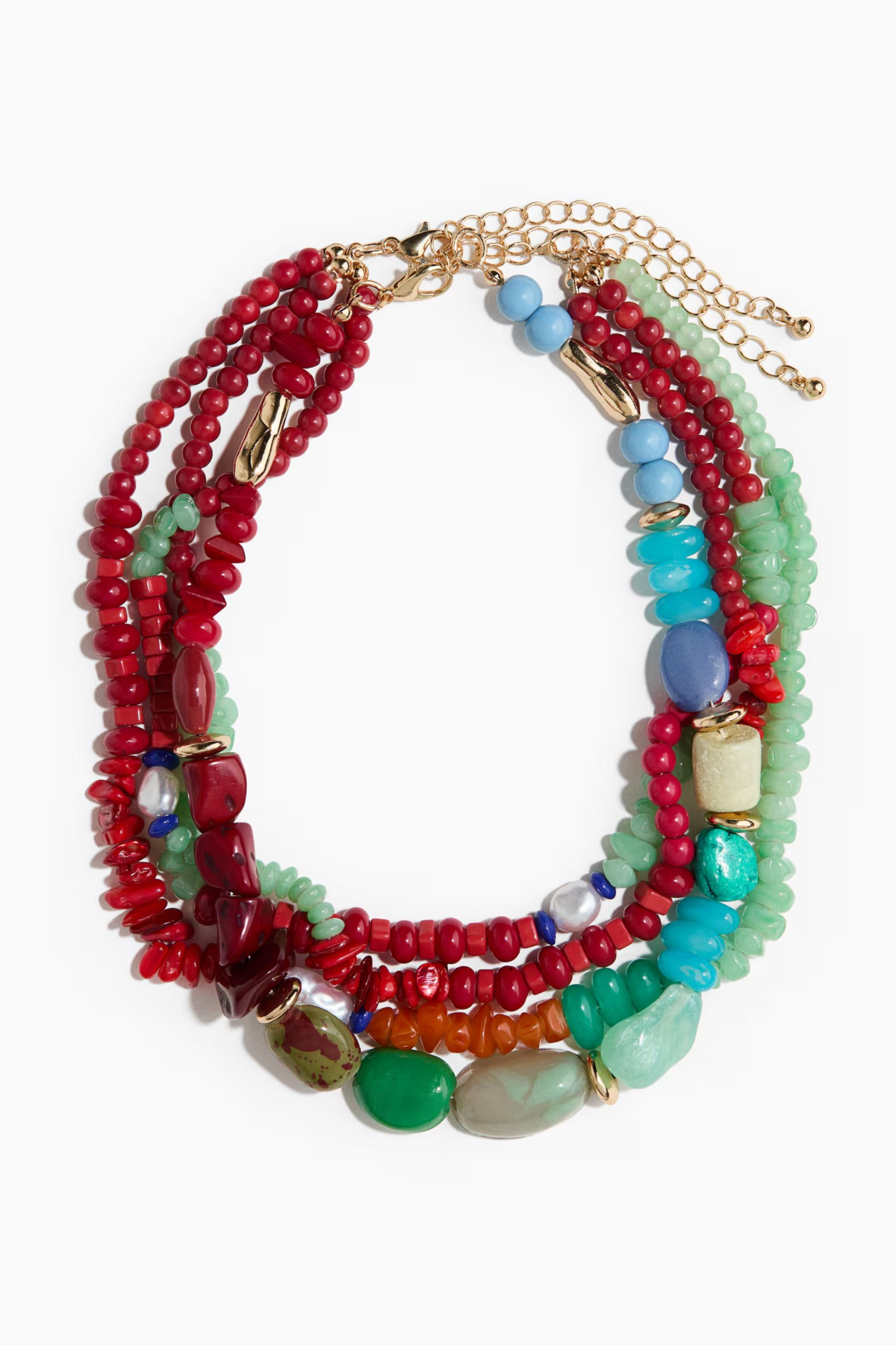 비즈 네크리스 2피스 세트