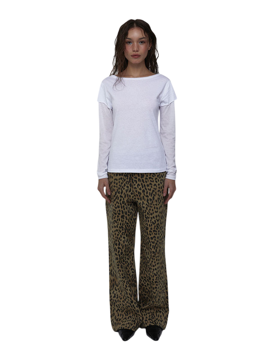 Cotton Leopard Pants