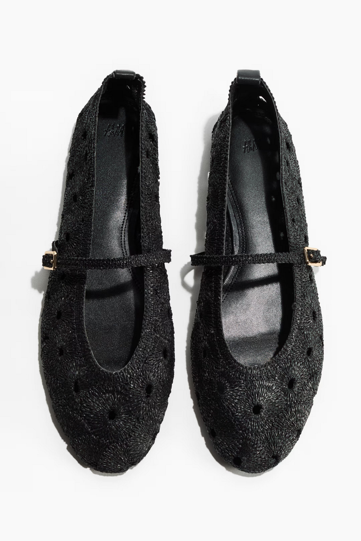 스트로 메리제인 플랫 슈즈