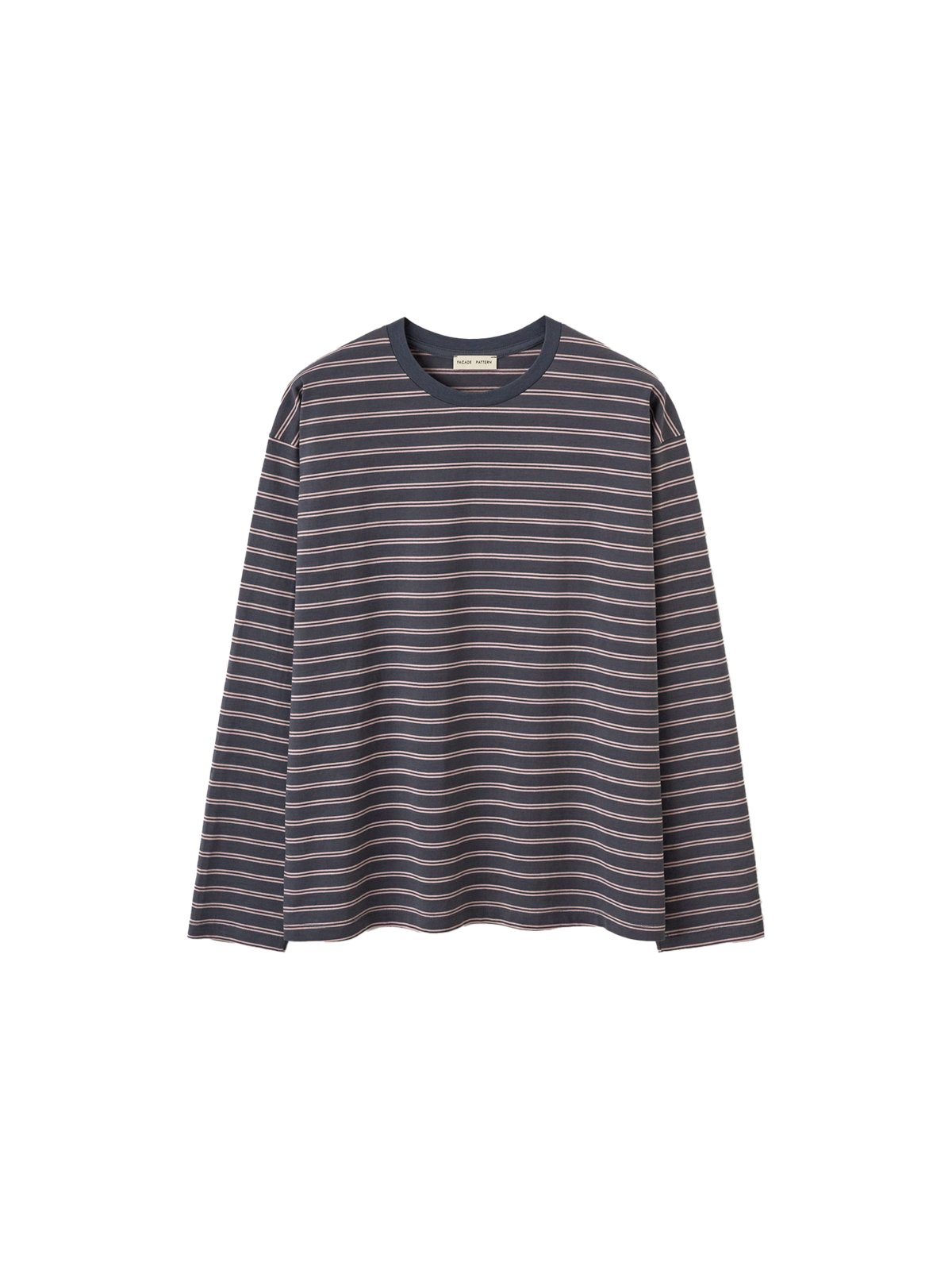 스트라이프 롱 슬리브 티셔츠