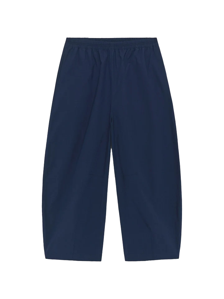 배럴 레그 코튼 트라우저