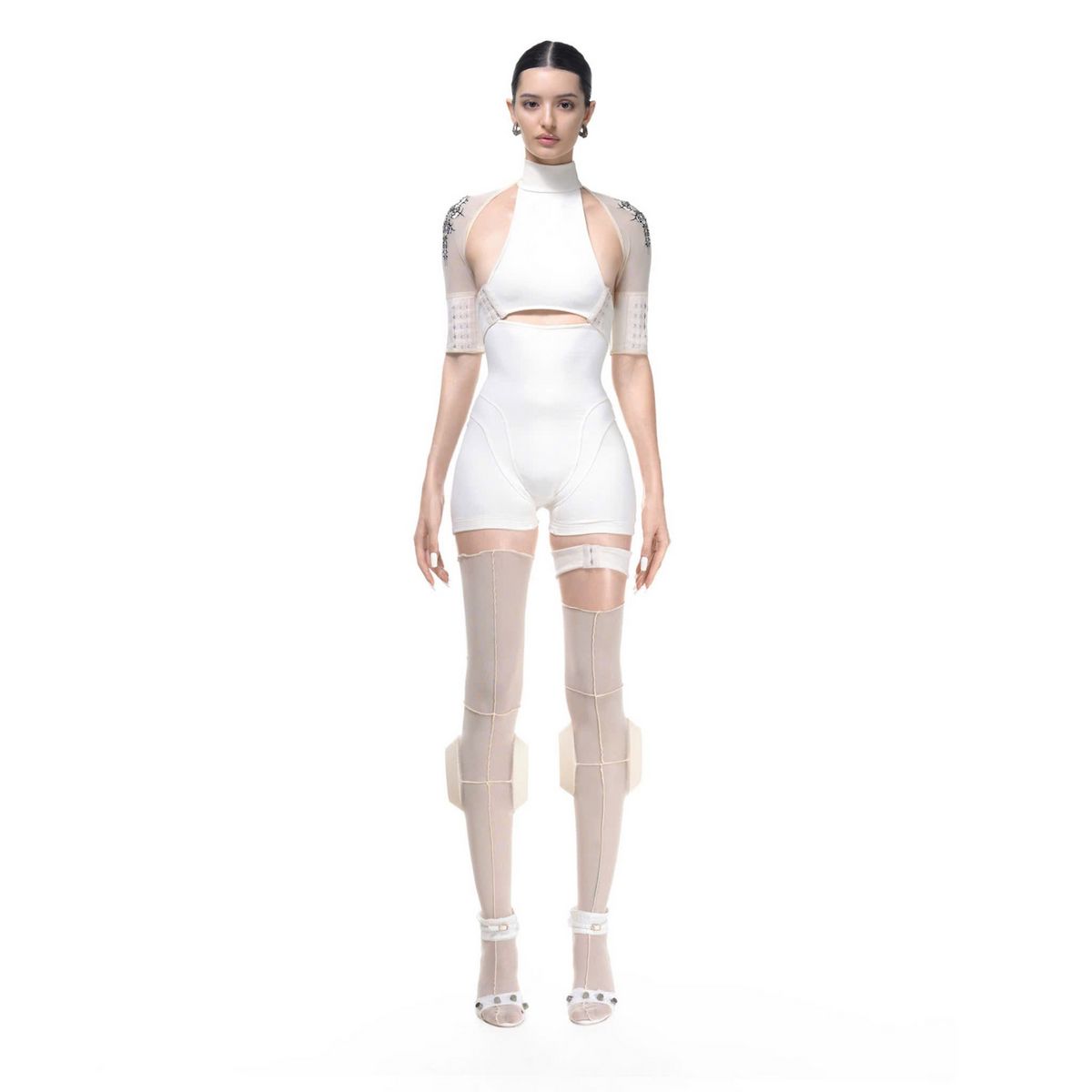 CAT TATTOO TAN PLAYSUIT(출처: FENG SYSTEM 사이트)