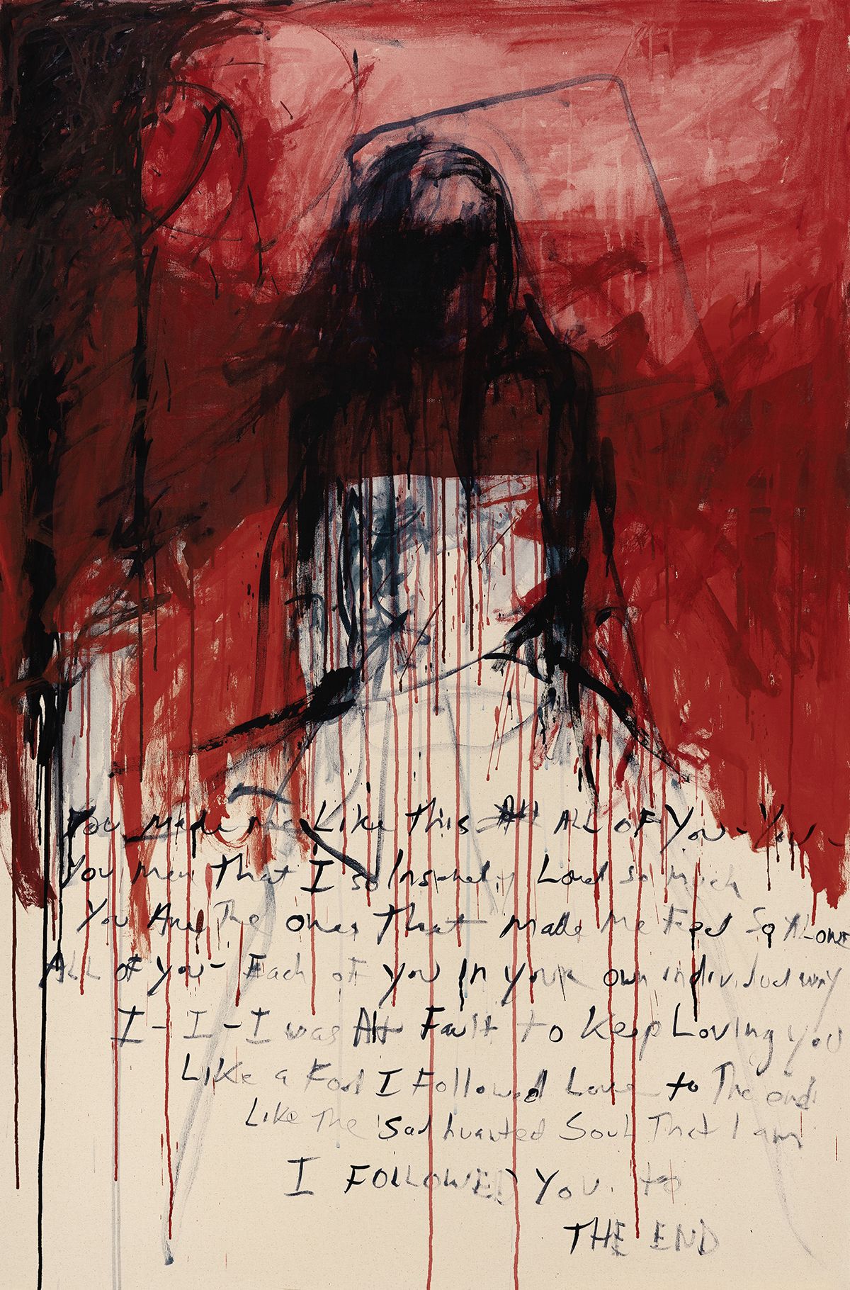 Tracey Emin, <I Followed You to the End>, 2024. Yale Centre for British Art. © Tracey Emin. All rights reserved, DACS 2026.