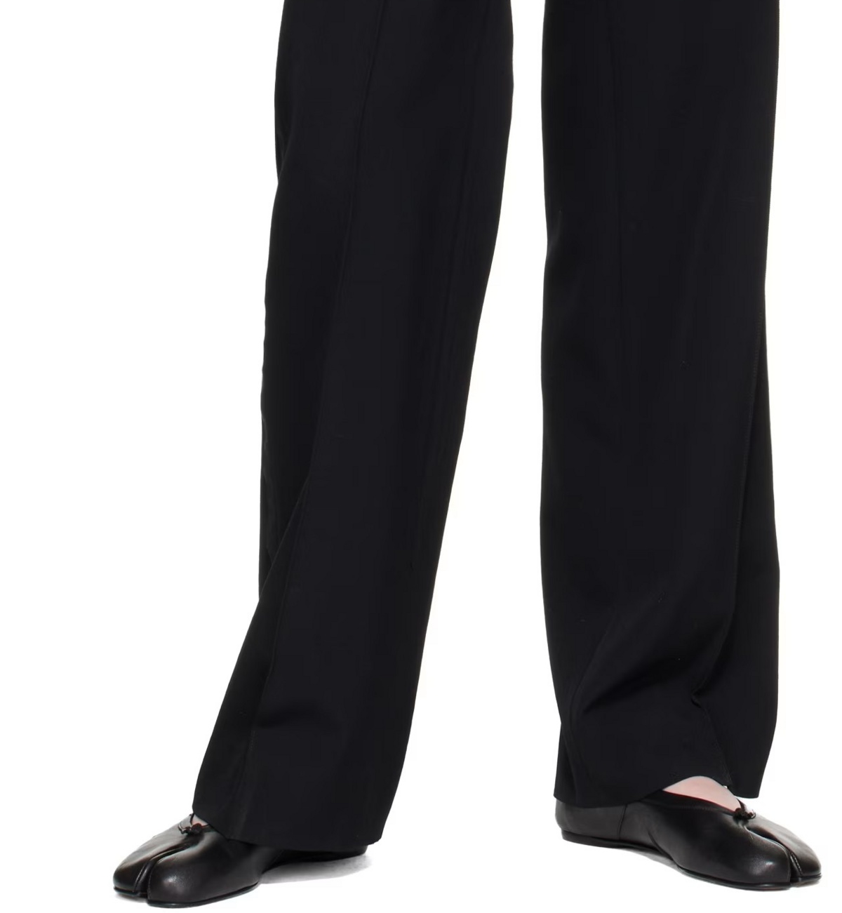 Black Tabi New Ballerina Flats