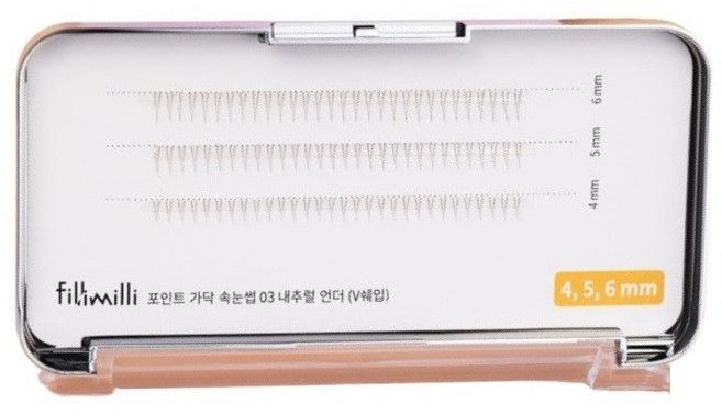 포인트 가닥 속눈썹 03 내추럴 언더