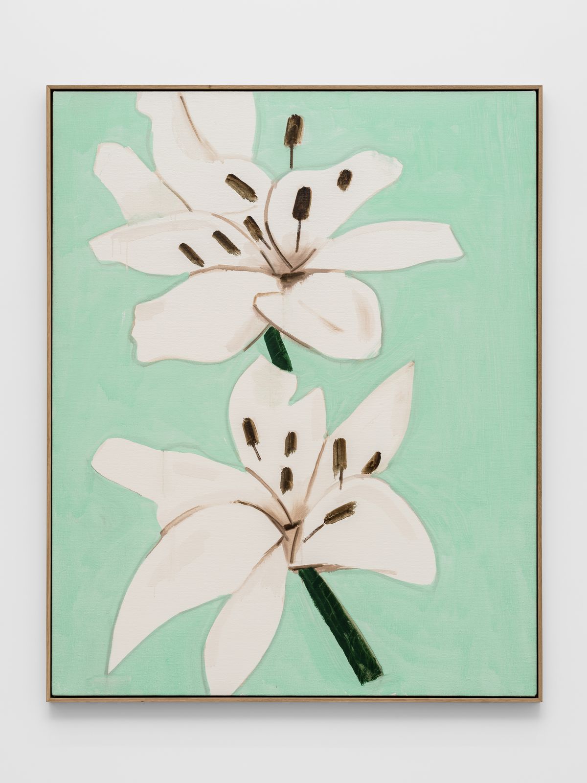 알렉스 카츠 백합 7 2025 리넨에 유채 153.2 x 122.5 cm 타데우스 로팍 갤러리, 런던 • 파리 • 잘츠부르크 • 밀라노 • 서울 제공 © Alex Katz / ARS, New York 2026 사진: 전병철