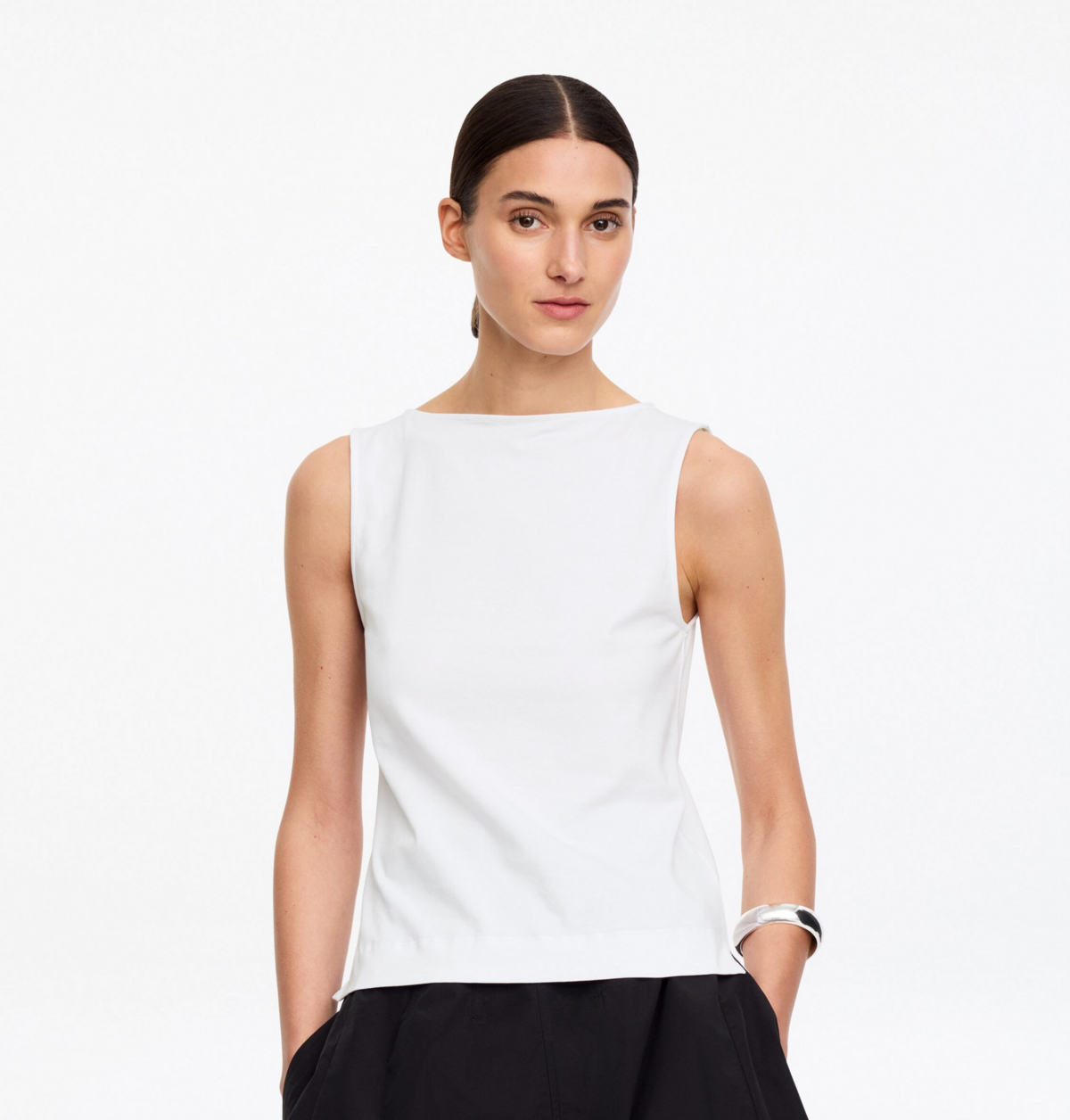 보트넥 탱크탑