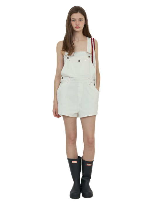스티치 오버롤 팬츠