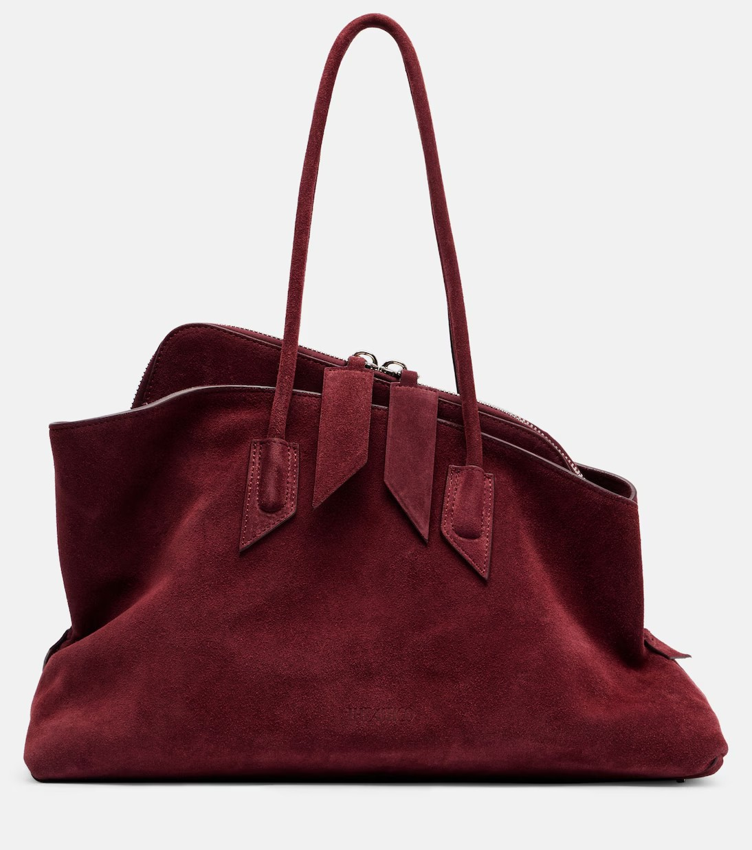 La Passeggiata Medium suede tote bag