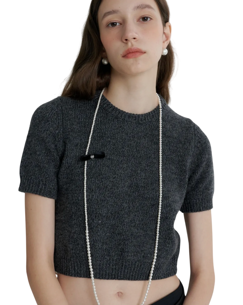 Triple Pearl Long Necklace