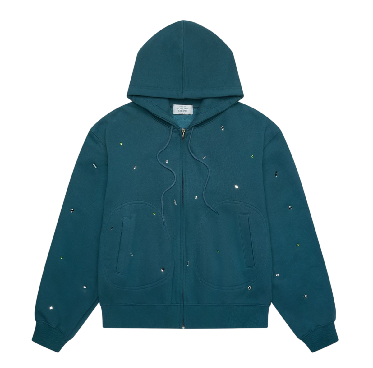 272. Warm Jeweled Zip-up