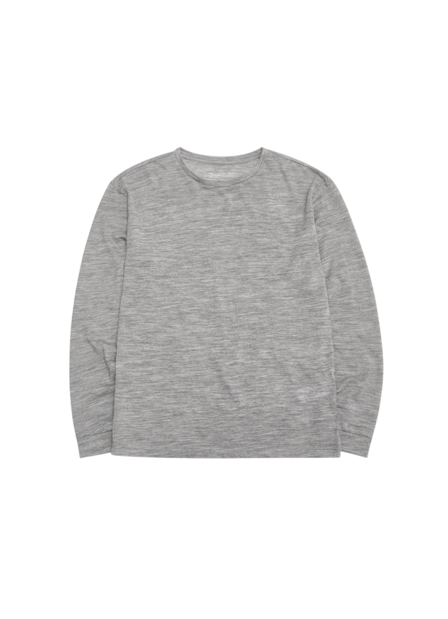 Sheer Wool Long Sleeve T-Shirt