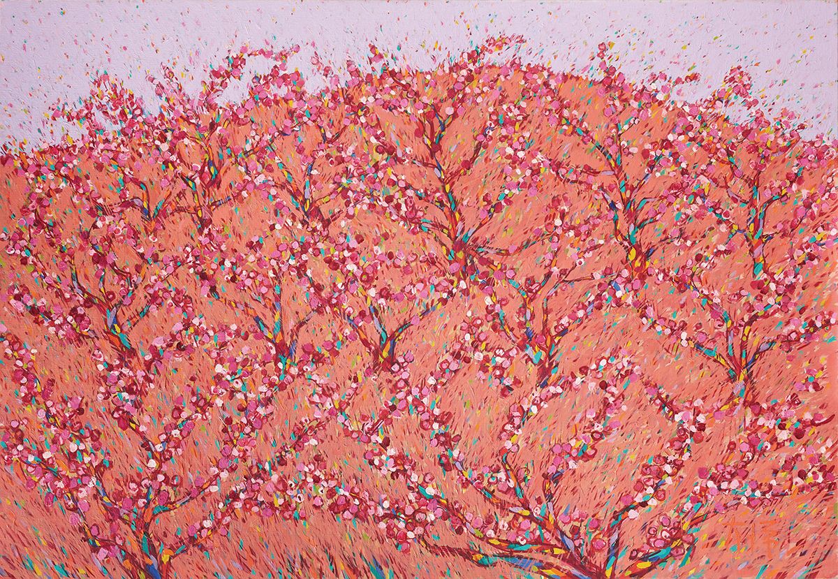 이대원, <농원>, 1983, 캔버스에 유화 물감, 112x162cm, 국립현대미술관.