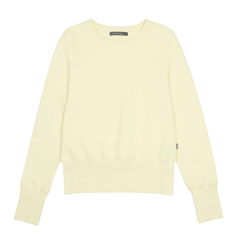 코이세이오 038, 038 COVER STITCH SWEATSHIRT LEMON