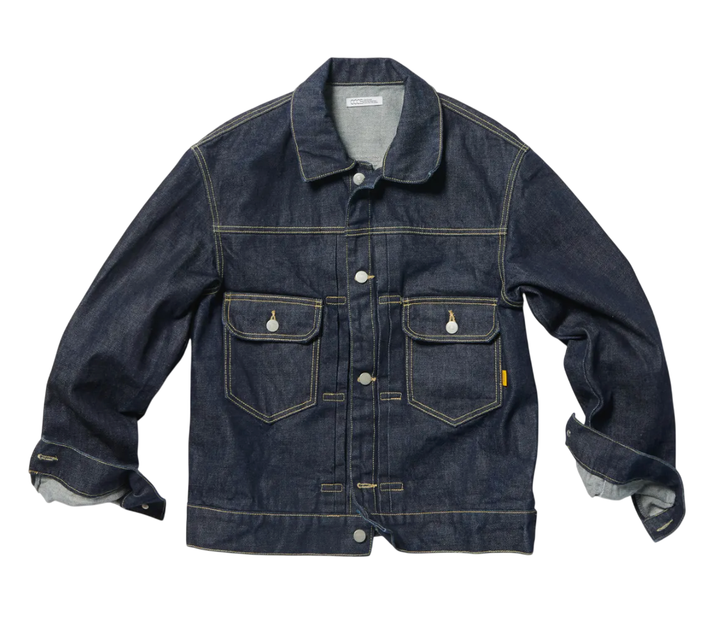 INDIGO DENIM TRUCKER JACKET
