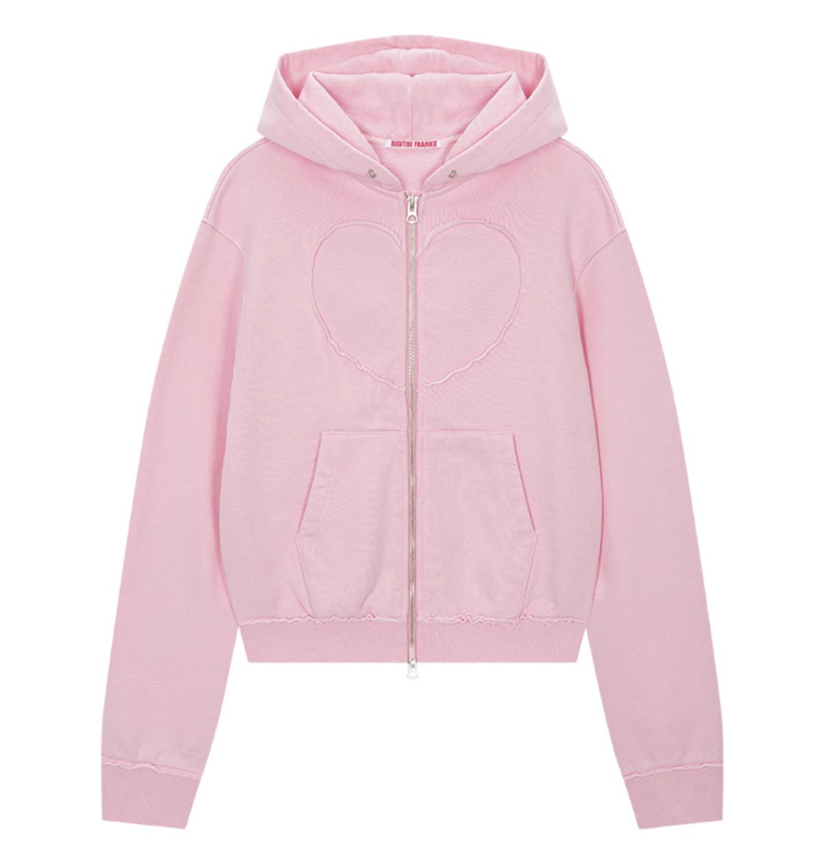 Cosmic Uniform Heart Zip-Up Hoodie