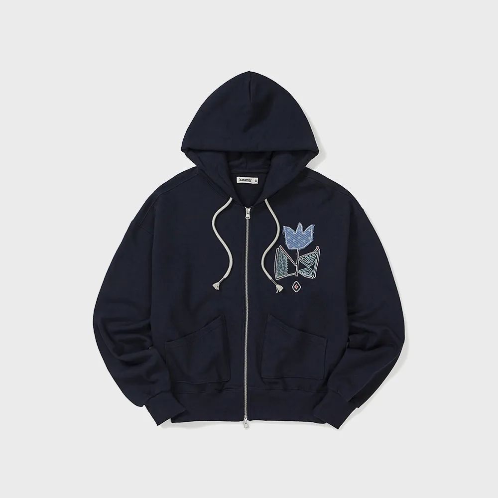 Gardener hoodied zip-up
