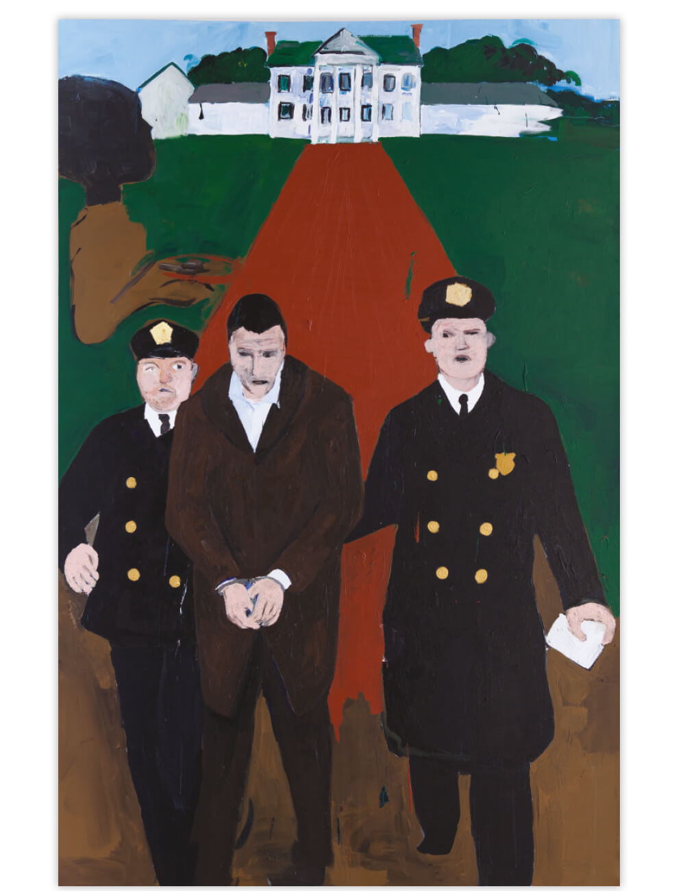 헨리 테일러, ‘Another Wrong’, 2013, 캔버스에 아크릴, 294.6×191.8×6.4cm. Courtesy Zabludowicz Collection Photo: Sam Kahn