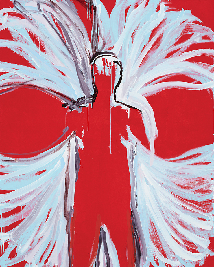 <Bodyscape 76-2-2021>, 2021, Acrylic on canvas, 162.2x130x4cm.