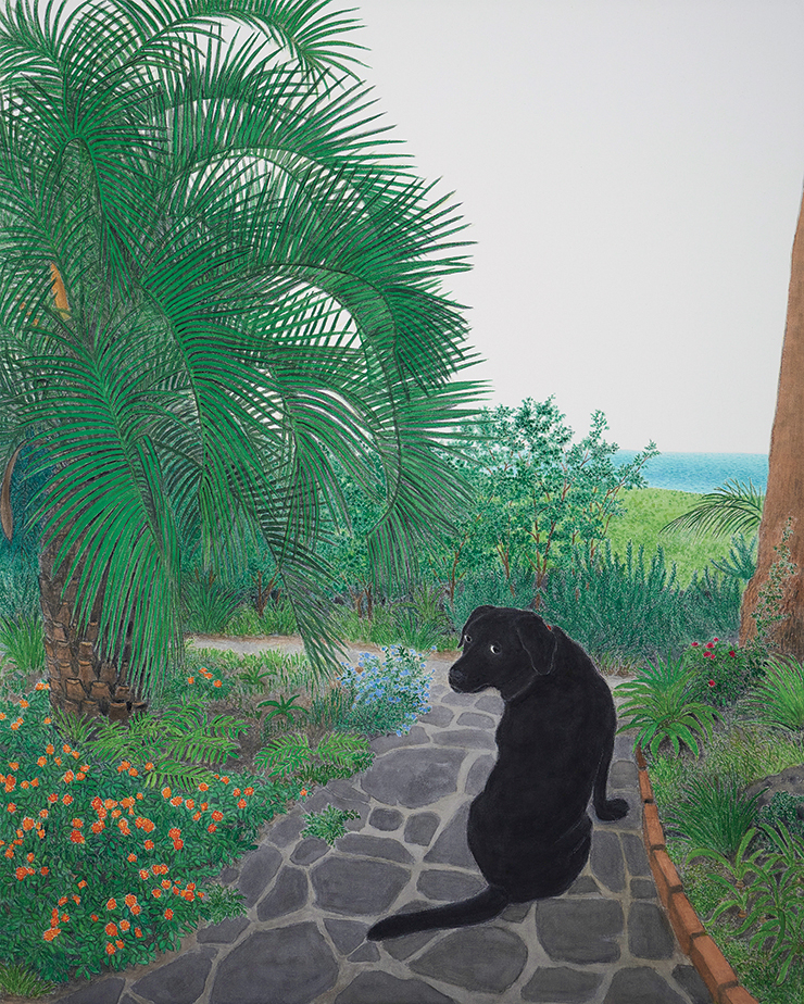 <Leo>, 2023, Color on canvas, 162x130cm.