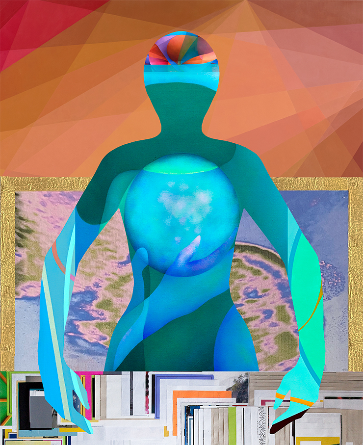 Anna Ostoya, <Equipoise>, 2022, Mixed Media, Archival Inkjet Print.